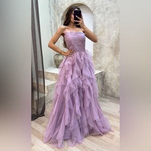 Brand New, Never Worn, Brand: Kiyafet Sepeti, purple, strapless, zip up back